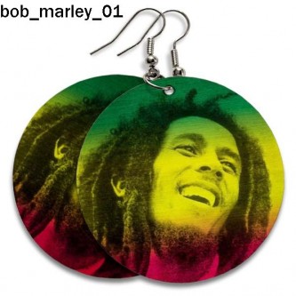 Kolczyki Bob Marley 01