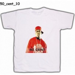 Koszulka 50 Cent 10 biała