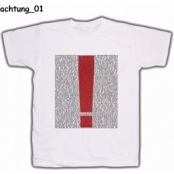 Koszulka Achtung 01 biała