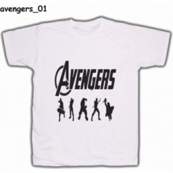 Koszulka Avengers 01 biała