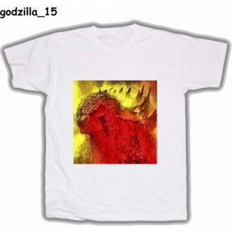 Koszulka Godzilla 15 biała