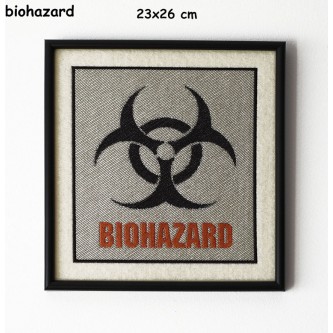 Obraz haftowany Biohazard