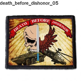 Naszywka Death Before Dishonor 05